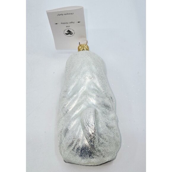 Christopher Radko 1998 Sugar Holiday Ornament Elizabeth Taylor AIDS Foundation - Picture 2 of 8